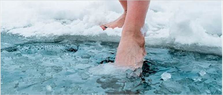 Ice foot bath
